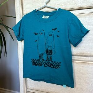 Halloween Boo Crew Graphic Tee Youth XS
